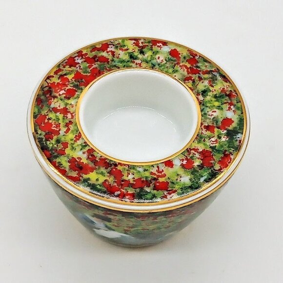 Goebel Artis Orbis Claude Monet Porcelain Candle Holder - Picture 4 of 7